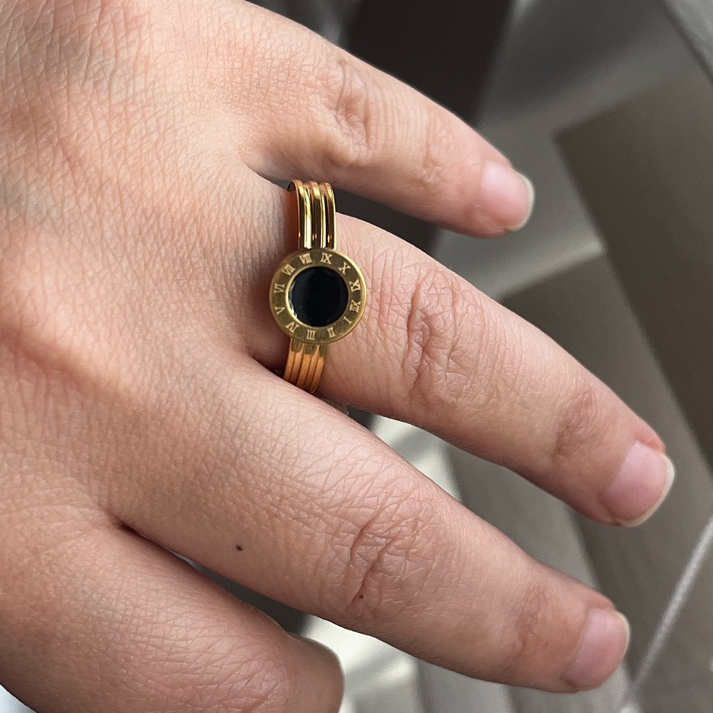 stainless steel Ring gold